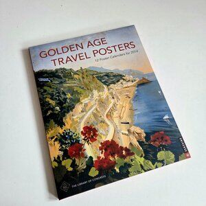 Travel Posters Calendar 2014 Golden Age Travel Collection Wall Display.1 missing